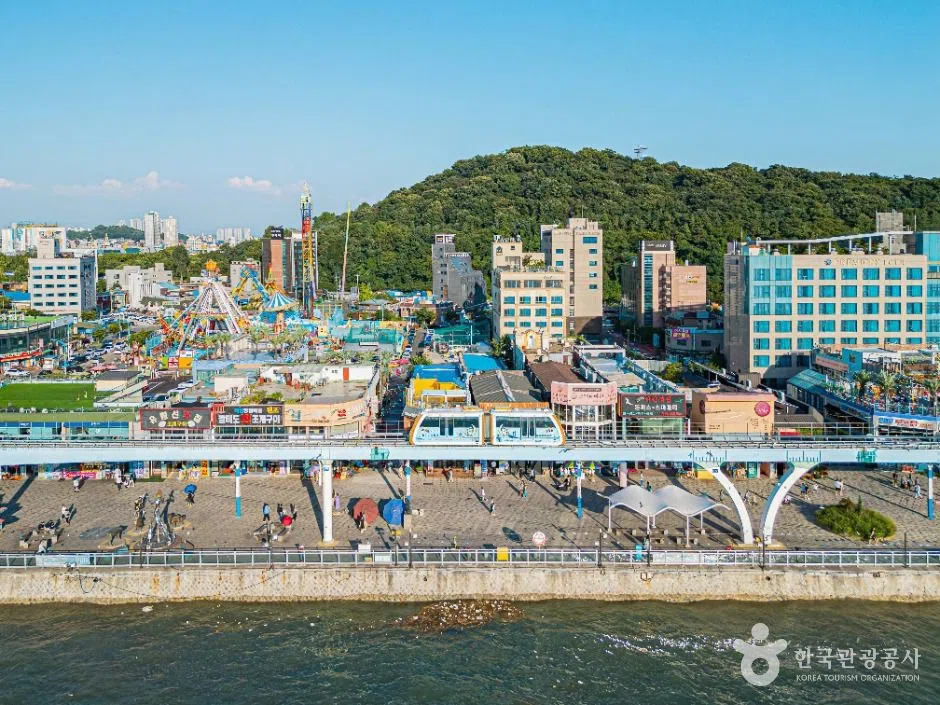 인천 월미바다열차 방문 동선을 참고할 수 있는 트립뷰 편집 이미지