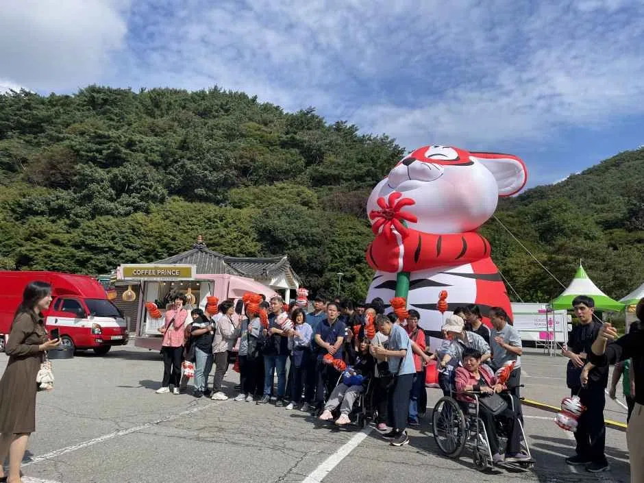 전남 남부 단풍 명소 방문 동선을 참고할 수 있는 트립뷰 편집 이미지