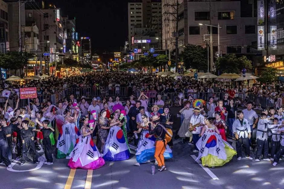 경남 통영한산대첩축제 방문 동선을 참고할 수 있는 트립뷰 편집 이미지